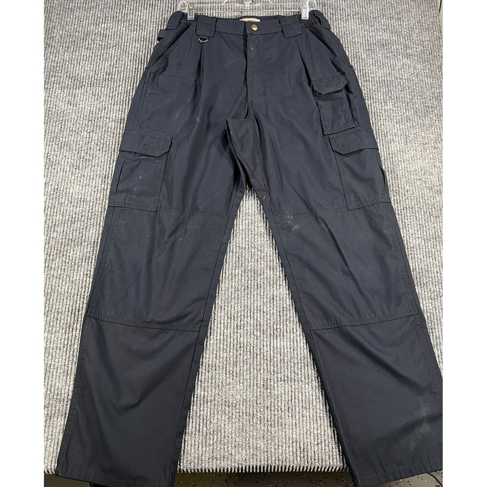 5.11 Tactical Pants Mens 32x32 Blue Cargo Utility Security Police Canvas